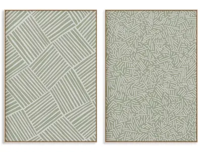 Abstract Painting Frame set 3D model 848