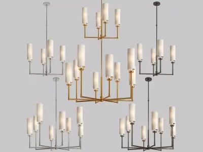 Ziyi chandelier 3D Model Pack