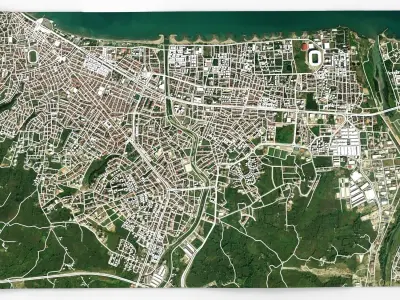 Cityscape Ordu Turkey 3D model