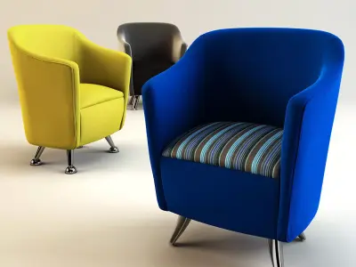 Solace tub chairs 3D model