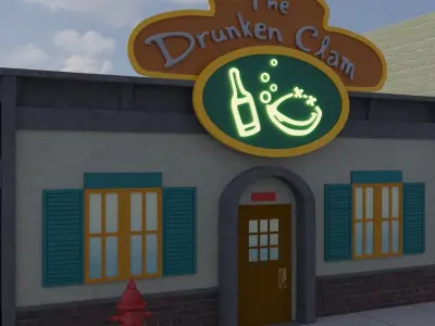 Drunken Clam 3D model