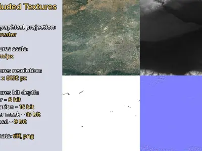 Xianyang China City Landscape 3D Model 3D model