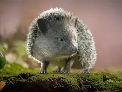  Hedgehog Rigged Xgen 