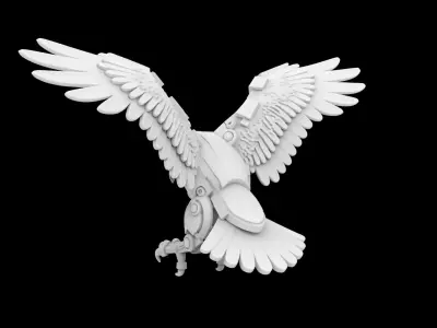 Mech Eagle Model 3D Print 3D print model purchase