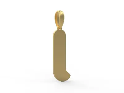 Initial Letters Pendant Sisyphus Light J 3D print model