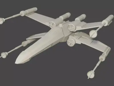 X-Wing 3D model