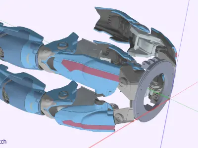 The Bowie Guardians of the Galaxy 3D print model