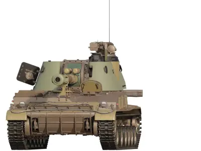 SO-152 2S3 Akatsiya 3D model