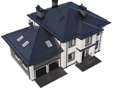 Modern house v75 3D model