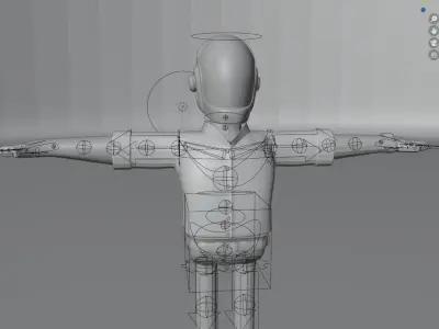 Daft Punk 3D Character for animation 3D model