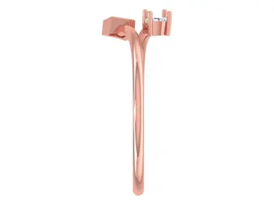 Women Light Weight Band Ring 3D print model 30