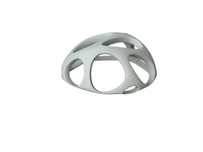 SciFi Cube Object No 57342 Low Poly Shape Low-poly 3D model