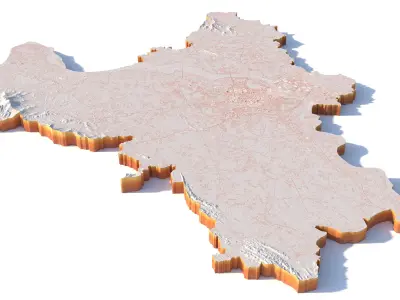 Hanoi City Vietnam 3D model