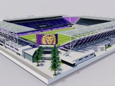 Orlando City Stadium -  InterandCo Stadium - Orlando  USA 3D model
