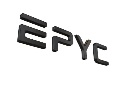 EPYC Logo V2 001 Free low-poly 3D model