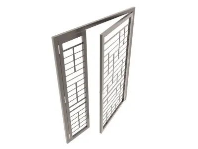 Gate Grilling 3D model