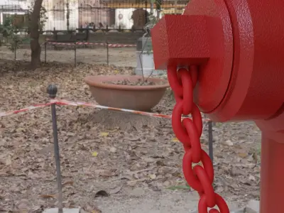 Simple Fire Hydrant 3D model