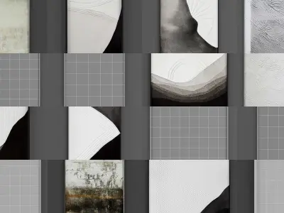 Collection of Picture Frames - 20 sets  3D Model Pack buy