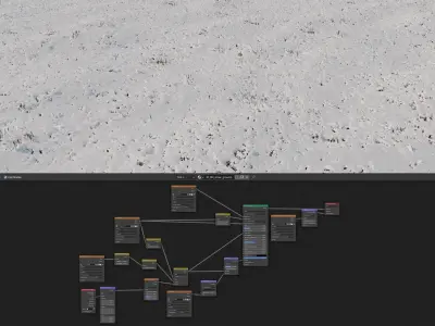 Ultra realistic Snow ground 3 2021 Hq Scan 3D model 3D model