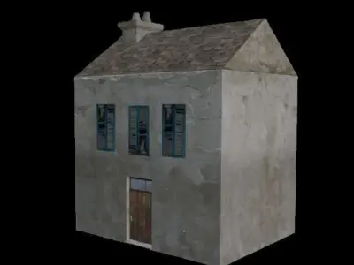 An Old House Low-poly 3D model purchase