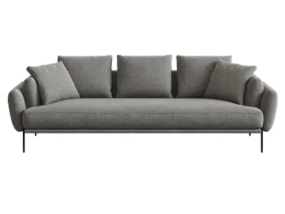 Domino A240 3 Seater Sofa 3D model