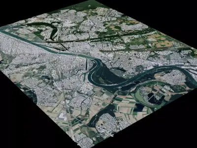 Mannheim - Germany 3D model