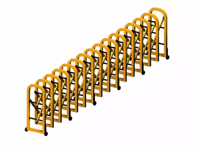 TURTLE BARRIER -Mass Barrier Low-poly 3D model