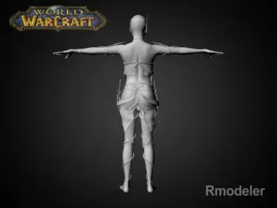 Blood Elf Elaya 3D model