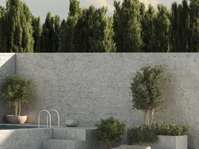 Swimming Pools Your Backyard 01 3D model