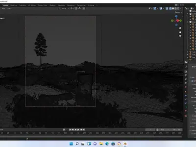Nature scene and nature pack 3D model