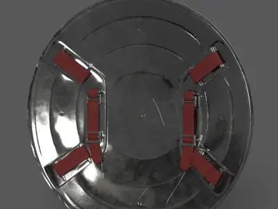 Thor Mjolnir and Captain America Shield Low-poly 3D model