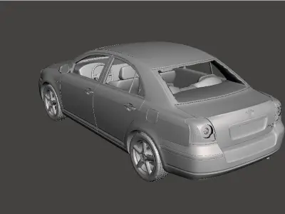 Toyota Avensis Mk2f T250 sedan 2006 3D print model