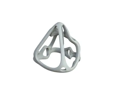 SciFi Cube Object No 62162 Low Poly Shape Low-poly 3D model