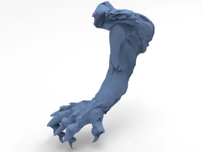 Goblin Clawed Tree branch 3D model