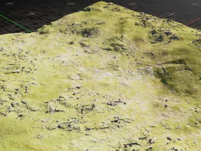 Iceland Terrain 8 3D model