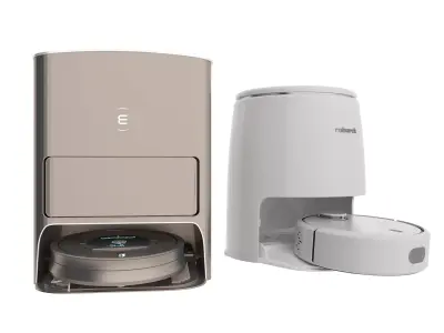 sweeping robot Low-poly 3D model