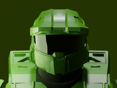 HALO Masterchief 3D Model 3D model