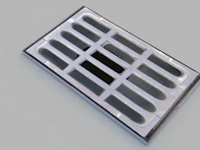 Sewer Grate 15 3D model