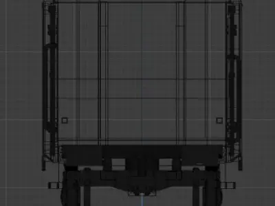 H0 1-87 scale Boxcar Eaos-x 057 3D print model