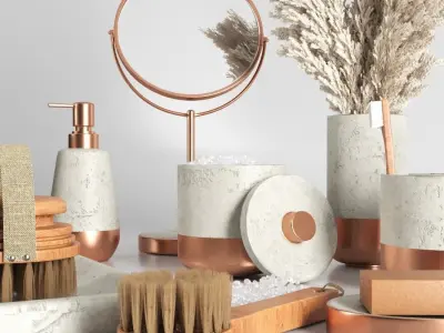 Bathroom accessories03 3D model