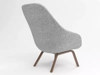 About a Lounge Chair AAL93 3D model