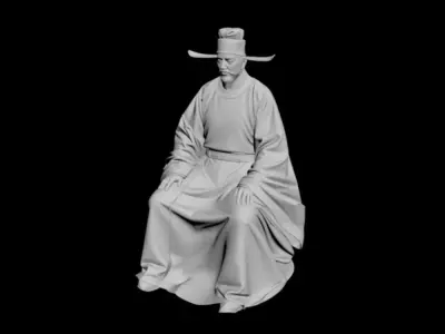 Emperor of the Song Dynasty 3D model