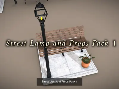 Street and Realistic-Like Prop Collection JFG - Vol 1 3D Model Pack