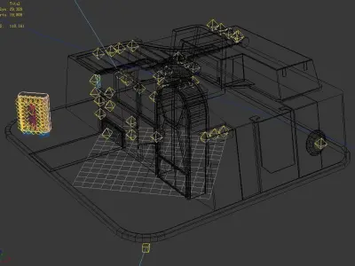 Machinery - Building - Bar 3D model