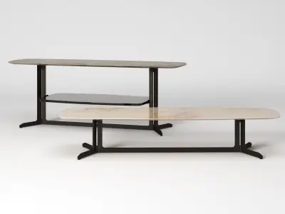 Arabesque Console Tables 3D model