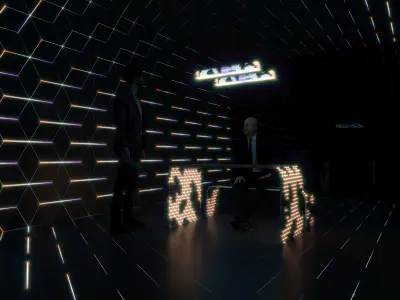 Abstract room 3D model