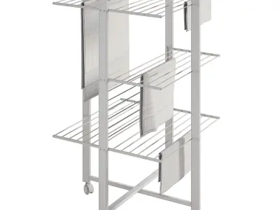 Clothes Airer 01 3D model