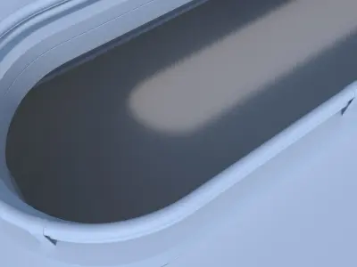 LA California Plaza underpass 3D model