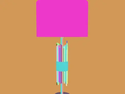 euro lamp 3D model