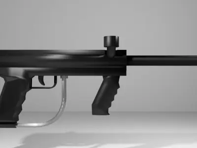 Paintball Marker - Woodsball Type 1 3D model